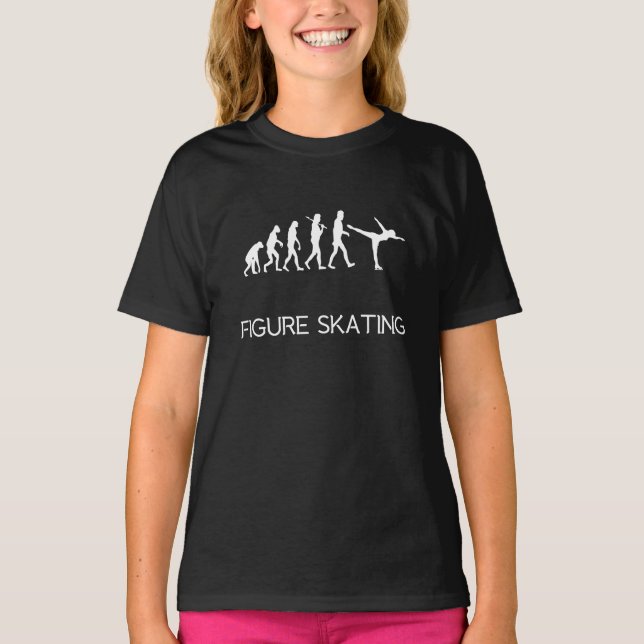 Figure Skating Evolution T-Shirt (Front)