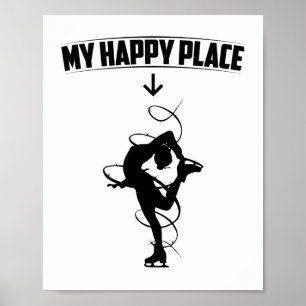 Figure skating gift ideas for figure skaters poster