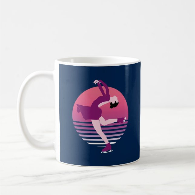 Figure Skating Girl - Art Of Ice Dancing Coffee Mug (Left)
