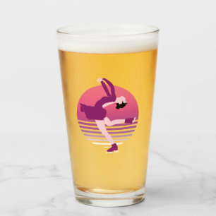 Figure Skating Girl - Art Of Ice Dancing Glass