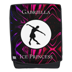 Figure Skating "Ice Princess" Personalised Backpack