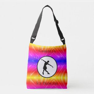 Figure Skating "Ice Princess" Rainbow Crossbody Bag