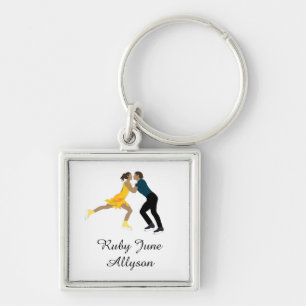 Figure Skating Key Ring