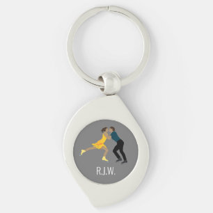 Figure Skating Key Ring