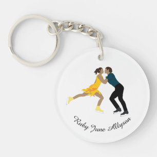 Figure Skating Key Ring