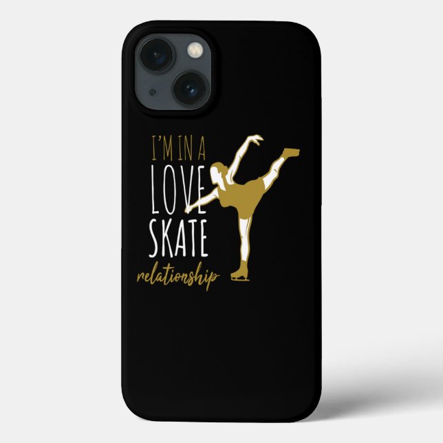 Figure Skating Love Skate Ice Skating Case-Mate iPhone Case (Back)