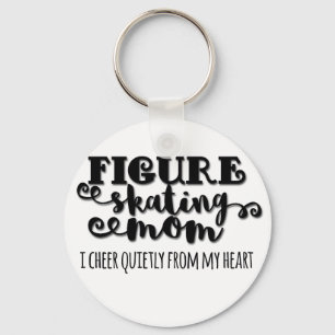 Figure Skating Mum Gift Key Ring