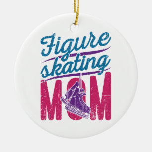 Figure Skating Mum Ice Skating Mother Mama Ceramic Ornament