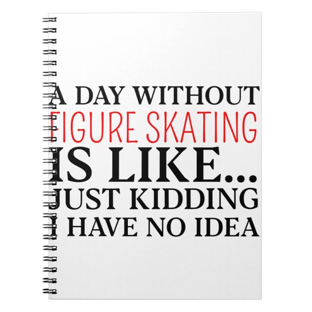 figure skating notebook (Front)