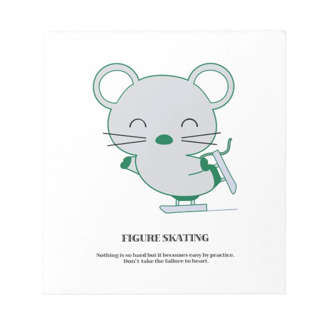 Figure skating notepad (Front)
