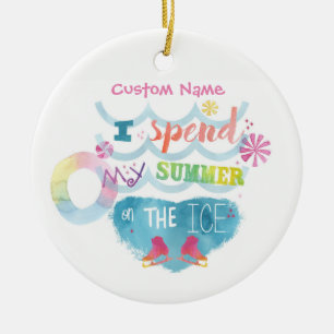 Figure Skating Ornament I spend  Summer On The Ice