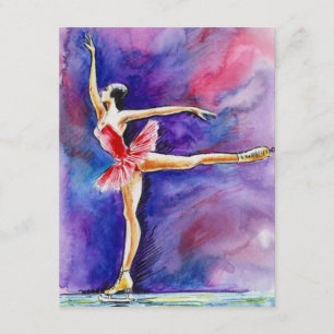 FIGURE SKATING PARTY INVITATION ~ BIRTHDAY OR