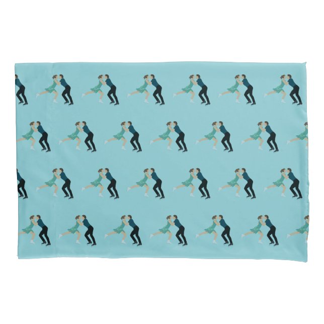 Figure Skating Pillowcase (Front-Left)