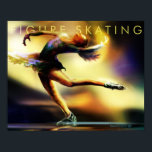 Figure Skating Poster<br><div class="desc">Women in Sports is one of my most exciting series. The completed series contains12 paintings.</div>