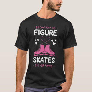 Figure Skating Shoes Ice Skater Instructor Skates  T-Shirt