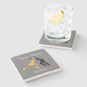 Figure Skating Stone Coaster