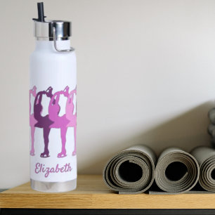 Figure Skating Synchronised Colourful Group Water Bottle
