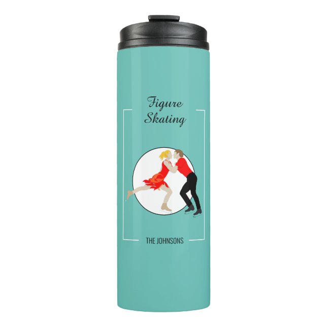 Figure Skating Thermal Tumbler (Front)