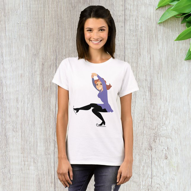 Figure Skating Womens T-Shirt (Creator Uploaded)