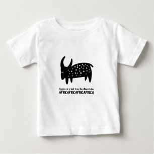 Figure with the image of a bull from the Mundari  Baby T-Shirt