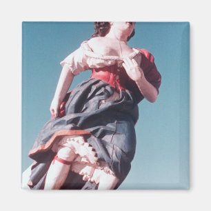 Figurehead from unknown sailing ship magnet