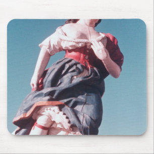 Figurehead from unknown sailing ship mouse pad
