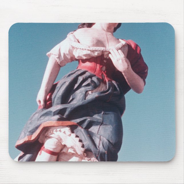 Figurehead from unknown sailing ship mouse pad (Front)