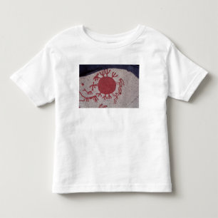 Figures and animals around a sun toddler T-Shirt