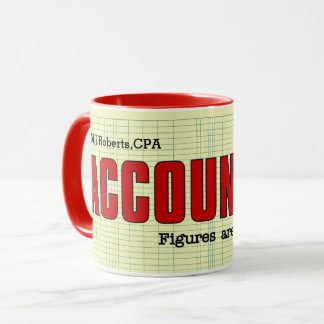 Figures are My Speciality Funny Accountant Name Mug