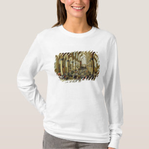 Figures gathered in a Church Interior T-Shirt