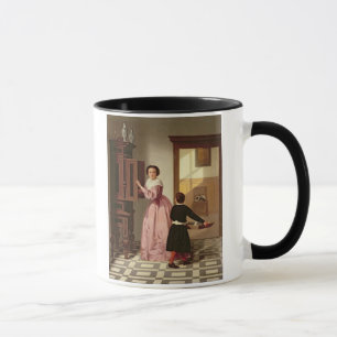 Figures in a Laundryroom, 1864 (oil on canvas) Mug