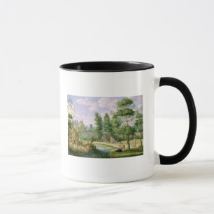Figures in the Grounds of a Country House Mug