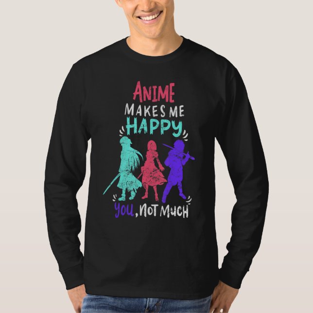 Figures Saying Animation Animation T-Shirt (Front)