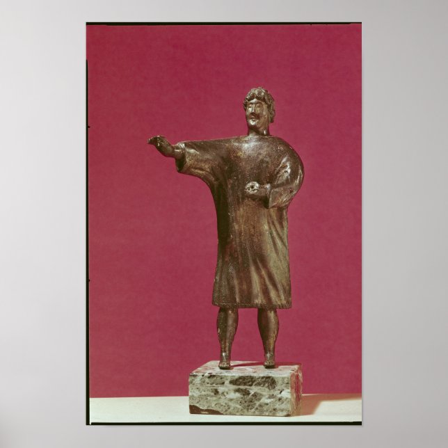 Figurine of a man wearing a sagum poster (Front)