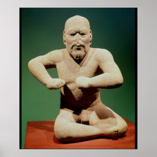 Figurine of a wrestler poster