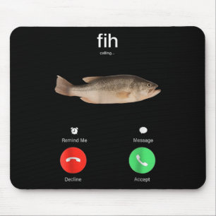 Fih Calling Remind Me Message Decline Accept Phone Mouse Pad