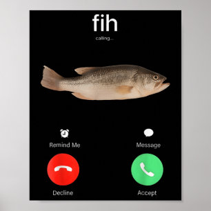Fih Calling Remind Me Message Decline Accept Phone Poster