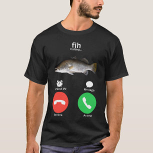 Fih Calling Remind me Message Decline Accept Phone T-Shirt