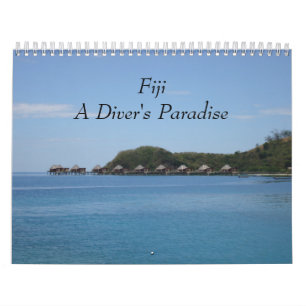 Fiji - A Diver's Paradise 2018 Wall Calendar