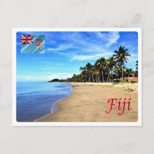 Fiji -  Beach - Postcard