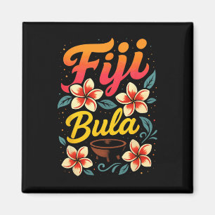 Fiji Bula Tropical Island Vacation Souvenir Magnet