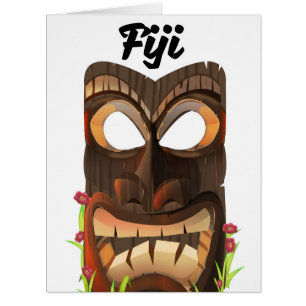 Fiji carved mask
