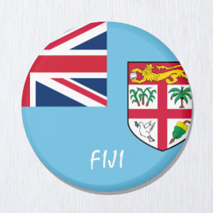 Fiji, Fijian flag & Oceania - travel/sports fans Magnet