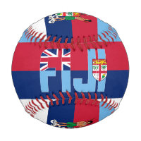 Fiji Flag and Coat of Arms Patriotic