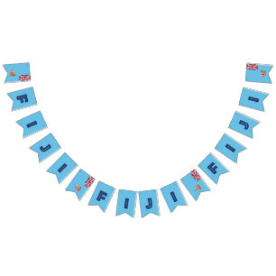 Fiji Flag Banner International Day Decorations