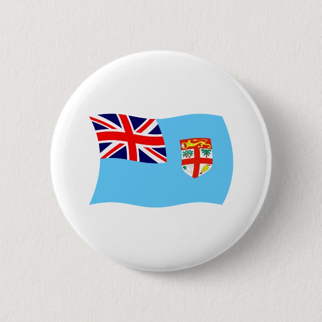 Fiji Flag Button (Front)
