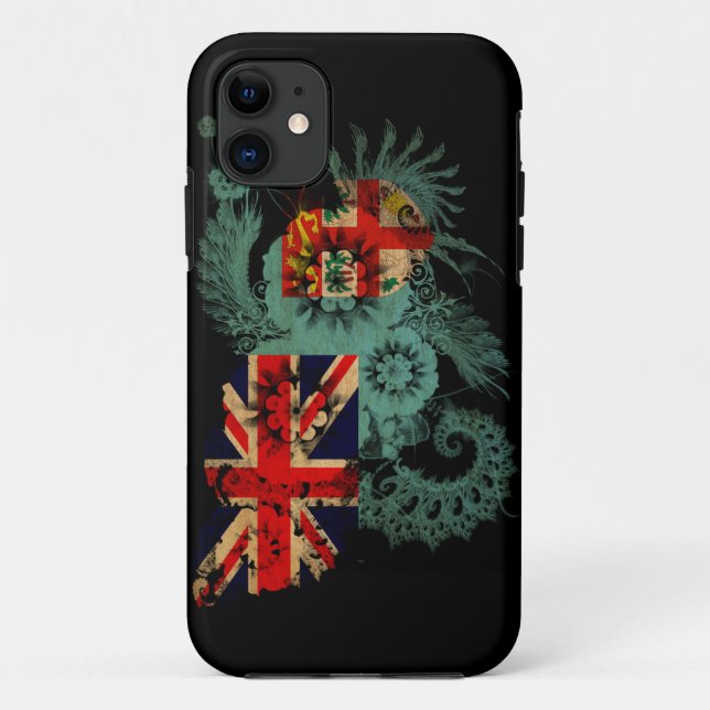 Fiji Flag Case-Mate iPhone Case (Back)
