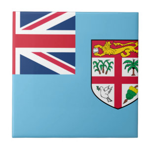 Fiji Flag Ceramic Tile