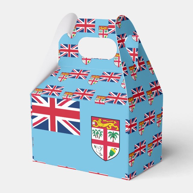 Fiji Flag Favour Box (Back Side)