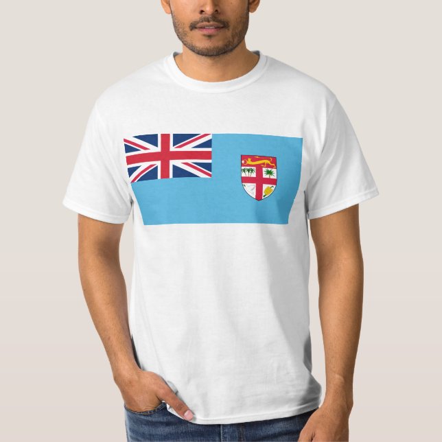 Fiji Flag FJ T-Shirt (Front)